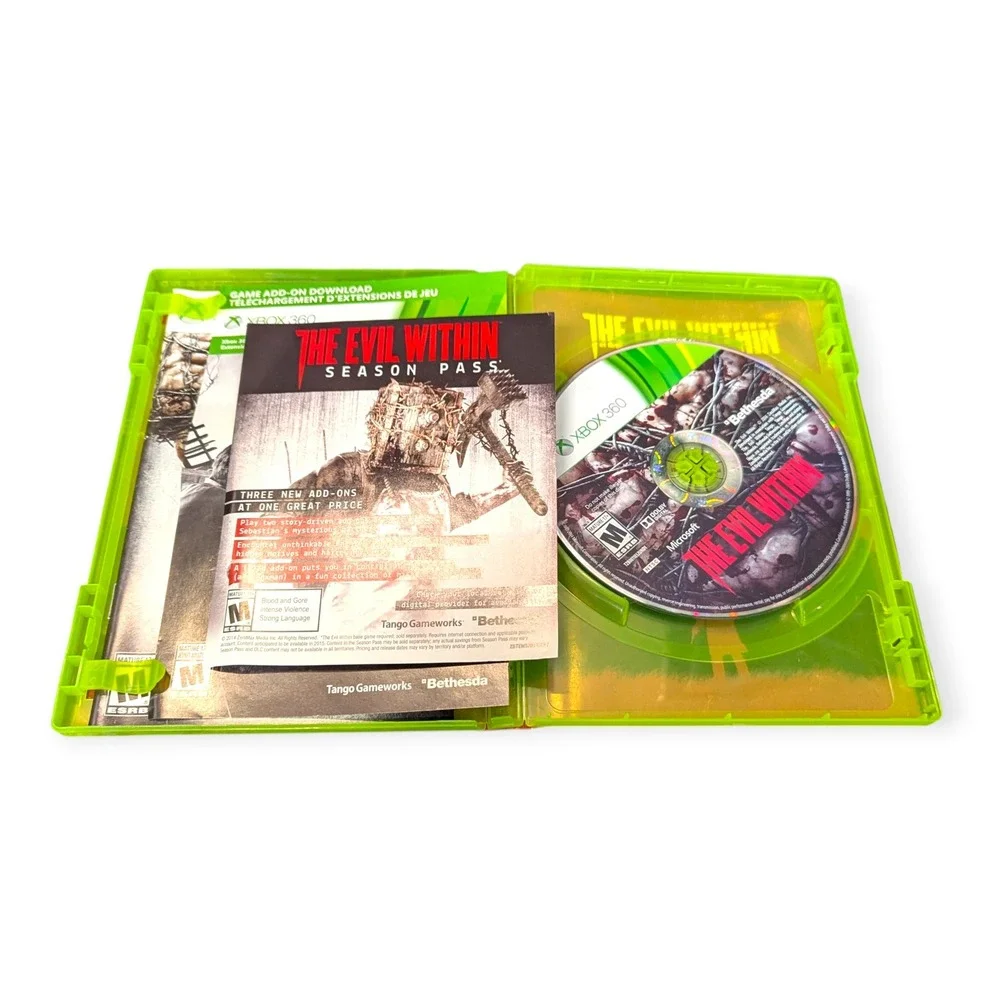The Evil Within Xbox‎ 360 Bethesda Tango Gameworks Horror Game CIB